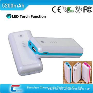 Emergency Iphone 5 charger with double USB output 5200mah
